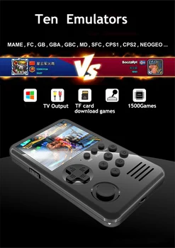 16 BIȚI Retro Inteligente Portabile de jocuri Video M3S Mini Handheld Joc Jucători USB de Încărcare Consolă de Jocuri cu 4G Jocuri de cărți pentru Copii