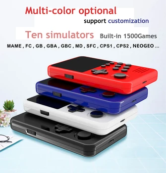 16 BIȚI Retro Inteligente Portabile de jocuri Video M3S Mini Handheld Joc Jucători USB de Încărcare Consolă de Jocuri cu 4G Jocuri de cărți pentru Copii