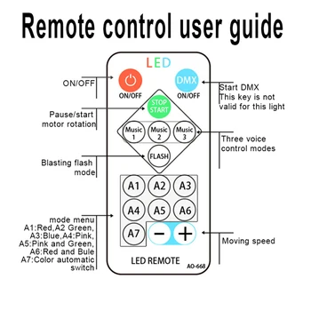 DJ RGB Interior Auto de Lumină Ambientală Sunet/Control de la Distanță Petrecere Acasă KTV Decorative LED Flash Rotativă Mașină Atmosfera Lumini de Stele