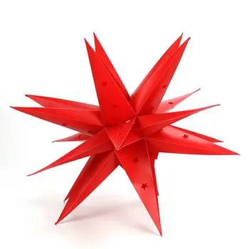Dropshipping！Explozie 3D Star Light 18-Triunghi Pliabil Abajur Impermeabil în aer liber Bar Etapă de Creație Crăciun decoracion