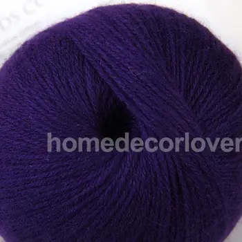 400m Violet Moale Cașmir, Lână de Tricotat Meserii Fire Pentru Pulover Eșarfă Face