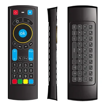 2020 MX3L Pro Fundal Air mouse IR de Învățare de la Distanță de Control MX3 2.4 G RF Wireless Keyboard pentru X96 mini H96 max Android TV Box