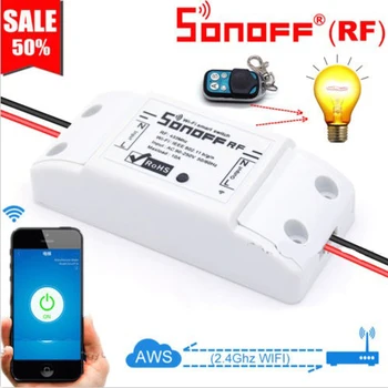 Sonoff WiFi Smart Switch 433MHz RF Receptor Wireless Remote Controller DIY Acasă de Automatizare Modulul Releu pentru Alexa de Start Google