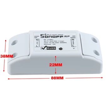 Sonoff WiFi Smart Switch 433MHz RF Receptor Wireless Remote Controller DIY Acasă de Automatizare Modulul Releu pentru Alexa de Start Google