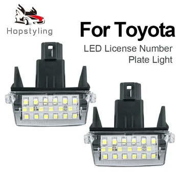 2 BUC Erori LED-uri de Lumină de inmatriculare Pentru Toyota Avensis Yaris Ractis Camry, Corolla Prius Verso S Vitz Levin Esquire Prius C