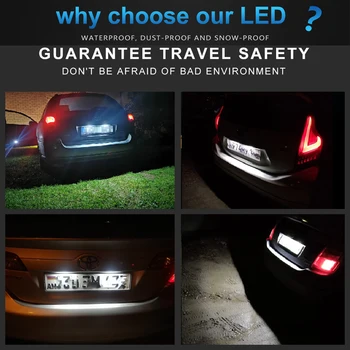 2 BUC Erori LED-uri de Lumină de inmatriculare Pentru Toyota Avensis Yaris Ractis Camry, Corolla Prius Verso S Vitz Levin Esquire Prius C