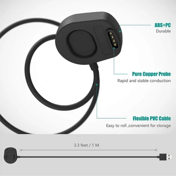 Ceas inteligent Încărcător pentru Suunto 7 netic USB Cablu de Încărcare 39.37 Inch/100cm Smartwatch Accesorii Incarcator