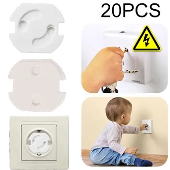 20buc/set Siguranta Copilului Rotiți Capacul Standard European Copiilor Anti Electrice de Protecție Copilul Șoc Prize Protector
