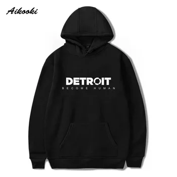 Detroit a Devenit Om Hanorace Barbati/Femei Toamna Iarna Hip-Hop Baieti/Fete 3D de Imprimare KARA Detroit Polluvers Topuri All-meci