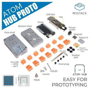 M5Stack Oficial ATOM HUB PROTO ESP32 Dezvoltare DIY Proto Bord Module Industriale Creative DIY Aplicație
