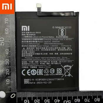 Telefon Original, Baterie BM3E pentru Xiaomi Mi 8 Mi8 M8 Real 3400mAh de Înaltă Calitate Baterie de schimb