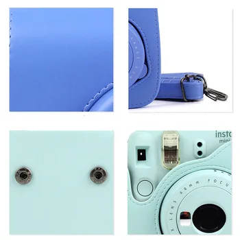 Pentru Fujifilm Instax Minifor Cazul Camera Bag PU Capac din Piele cu Curea de Umăr Instax Mini 9, Mini 8 + Instant Camere de Film