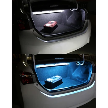 14Pcs Alb Canbus fara Eroare led-uri de iluminare interioară Pachet Kit pentru Hyundai Santafe 2007-2012 Santa Fe CM ix45 led-uri de iluminare interioară