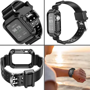 Noua fibra de Carbon curea pentru apple watch band 44mm 42mm 40mm 38mm curea pentru iwatch seria 6 5 4 3 SE Ghețarul de protecție curea