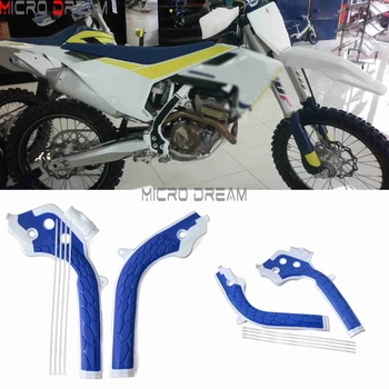 Albastru Dirt Bike Cadru Paznici Motocross Protector Frameguard Pentru TE/FE/FC/TC 125/250/300/350/450 SX/EXC/SXF/EXCF