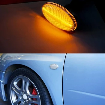 2 buc Amber LED de poziție Laterale Lampă de Semnalizare pentru Subaru Impreza Wrx STI Forester Libertate 84401SA001