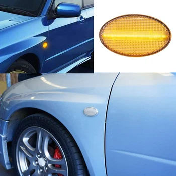 2 buc Amber LED de poziție Laterale Lampă de Semnalizare pentru Subaru Impreza Wrx STI Forester Libertate 84401SA001