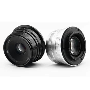 Kaxinda 25mm f/1.8 Manual de Prim Obiectiv EF-M FX M43 E muntele pentru Canon Sony, Fujifilm, Olympus Panasonic aparat Foto Mirrorless F1.8