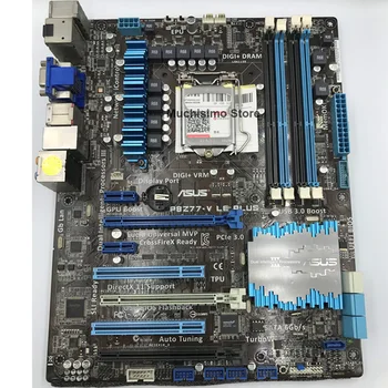 Asus P8Z77-V LE PLUS Motehrbaord Intel Z77 LGA 1155 Core i7, i5 si i3 DDR3 32GB Original Desktop Z77 Placa de baza PCI-E 3.0 1155 Folosit