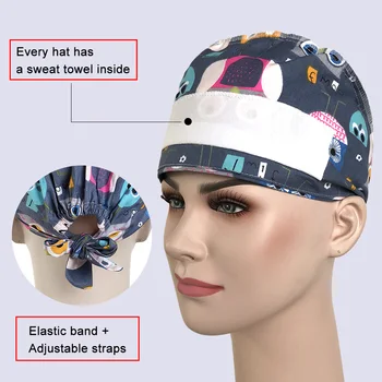 Noua Asistentă Pălărie Doctor Surgicals Capac Desene animate Laborator Pet Shop Medic asistenta Medicala Pălărie Surgicals Capace Femei de Operare Camera Pălării