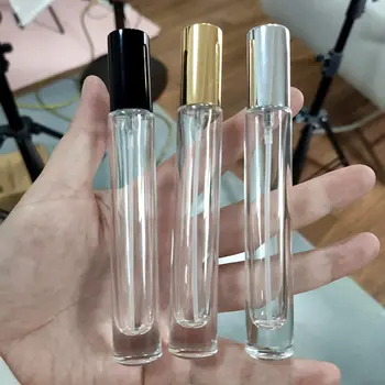 3pcs/lot Nou de 10 ML de unică folosință Sticla de Parfum Goale Sticlă de Lichid de Călătorie Sticla cu Pulverizator din Aluminiu Cu Pulverizator Portabil Sticla