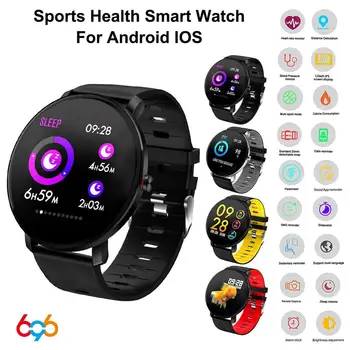 696 K9 Sport Bluetooth 1.3 Inch Full Touch Screen Smart Watch Monitor De Ritm Cardiac Tracker De Fitness Smartwatch Bărbați Impermeabil Pentru Femei