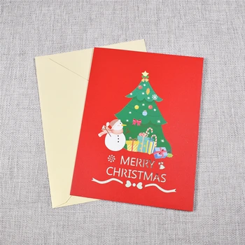 10 Pack Pomul de Crăciun 3D Pop-up Card Sărbători Fericite, Felicitari de Anul Nou Crăciun Fericit Felicitare Furnizor en-Gros
