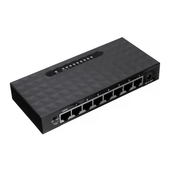 1 BUC Switch Fast Ethernet LAN Hub Adaptor Desktop de Rețea RJ45 Cablul Splitter 8 Porturi 10/100 Mbps Suporta Pisica.5 5e 6
