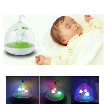 Plin de culoare LED Lumina de Noapte Ciuperci Senzor Tactil Lămpi de Noapte Pentru Dormitor Lămpi de Masă pentru Copii Cadouri de Crăciun Decor Petrecere