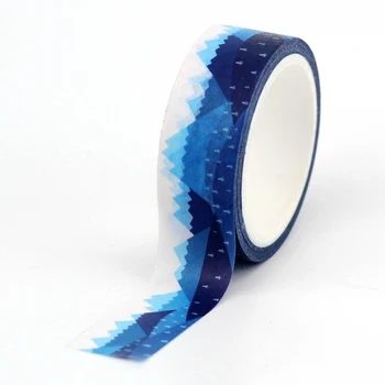 NOI 10buc/Mult Decorativ Blue Mountains Washi Benzi de Hârtie pentru Glonț Jurnalul Scrapbooking Adeziv Bandă de Mascare Papetărie Drăguț