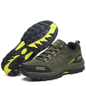 Impermeabil Drumeții Pantofi pentru Bărbați Respirabil piele de Căprioară Pantofi Femei Alpinism în aer liber Pantofi Anti-alunecare Sport Ghete de Munte