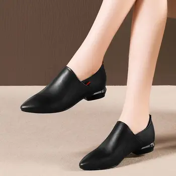 Cresfimix botas de mujer femei negru broderii florale toc pătrat cizme de iarna doamna confort casual elegant cizme de toamna a6743