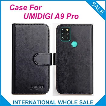 UMIDIGI A9 Pro Caz 6 Culori Flip Sloturi Portofel din Piele de Cazuri Pentru UMIDIGI A9 Pro Acoperi Sloturi Telefon Sac de Card de Credit