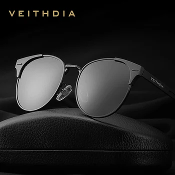 VEITHDIA Unisex Retro Aluminiu Brand de ochelari de Soare Lentile Polarizate Vintage Ochelari, Accesorii Ochelari de Soare Oculos Pentru Barbati Femei 6109