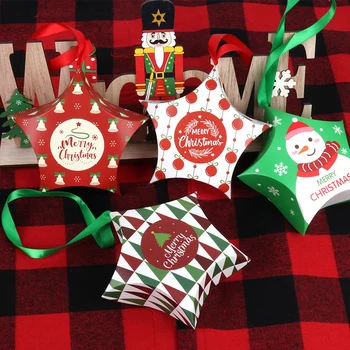 2020 Crăciun Fericit Pungi de Cadouri de Crăciun de Crăciun Cutie de Bomboane de Anul Nou Copii Favoruri Sac Copiilor cutie de bomboane de Crăciun Decorare