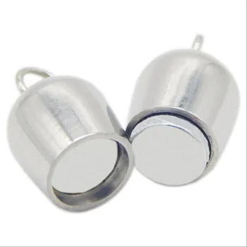 2 buc Oțel Inoxidabil Incuietoare Conector Plat din Piele Magnet Capac Incuietoare Cataramă Pentru Diy Bratari Bijuterii Accesorii