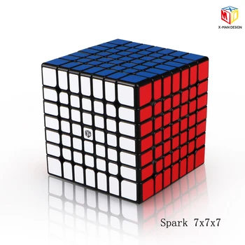 XMD Qiyi X-Man Design Scânteia și Scânteia M 7x7x7 Magnetic Cub Profesional Mofangge 7x7 Viteză Magic Cube poftă de mâncare Jucarii Educative