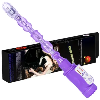 8 Viteze Jelly Vibrator Flexibil Baghetă Magică Anal Margele Masturbari Rod Butt Plug Anal Vibrator Adult Sex Anus Jucarii Pentru Femeie