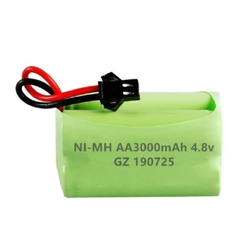 (SM Plug) Ni-MH 4.8 v 3000mah Baterie + Incarcator USB Pentru jucarii Rc Masini Tancuri, Roboți Bărci Arme 4* AA 4,8 v Baterie Reîncărcabilă