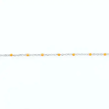 1 Metru Manual Rotund Margele de Sticla de Culoare Argintie din Otel Inoxidabil Lanțuri pentru a Face brățări Coliere Bijuterii DIY Găsirea