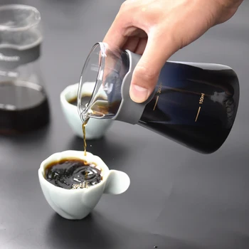 Brewista Ibric de Cafea din Sticlă rezistente la Căldură de Mână-a făcut Cafele Schimbul de Oală V60 Spirală Cana Filtru de Cafea prin Picurare Mașină 1-2 Cani