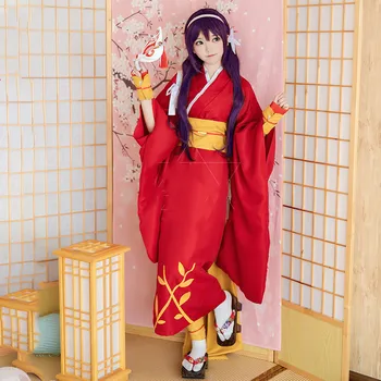 Bungo Câini Vagabonzi Izumi Kyoka Kimono Cosplay Costum de Halloween Cosplay Anime Costume Rochie Fancy pentru Om de sex Feminin Kimono Japonez