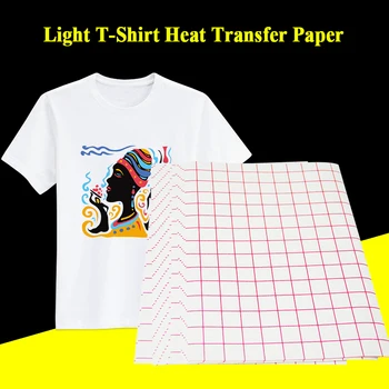 A4 T-Shirt Sublimare, Transfer Termic Hârtie fotografică Lumină-întuneric negru Tesatura Hârtie de Transfer pentru Bumbac Îmbrăcăminte