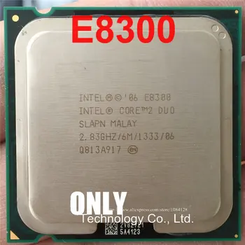 TRANSPORT GRATUIT Pentru procesor Intel Core Dual-Core E8300 CPU Procesor 2.8 GHz 6MB Cache LGA775 Desktop CPU