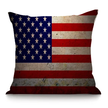 Model Steag American față de Pernă 45x45cm Pentru Canapea Masina Decor Acasă Decorative scaun Scaun Lenjerie de Pernă Decor Cameră