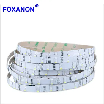Foxanon 3014 RGBW LED Strip Waterproof 5M 1080LEDs DC 12V RGBWW Benzi de Lumină LED Neon Flexibil Bandă de Înaltă Calitate Chip 5050