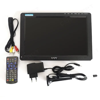 Portabil TV DVB-T2 tdt 12 inch de Televiziune Digitală și Analogică mini Masina mica de TELEVIZIUNE NS-1003D pentru Suport Monitor HDMI PVR H. 265 AC3