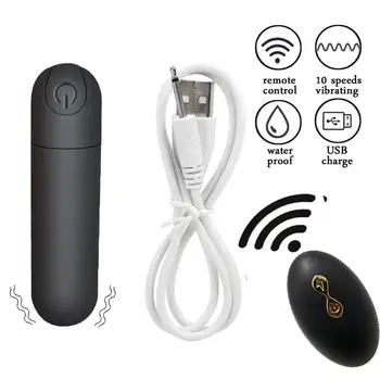 Vibratoare Chilotei 10 Viteza Wireless de Control de la Distanță Reîncărcabilă Glont Vibrator Curea pe Lenjerie de corp Vibrator de Jucării Sexuale pentru Femei