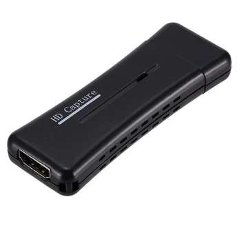 USB 2.0, HDMI, Card de Captura Video 1 Canal Video, TV DVD Audio Capture Card Adaptor Monitor pentru Calculator HDTV Camera EasyCAP