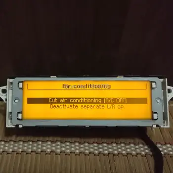 Masina de Ecran de sprijin USB Dual-zone de aer Bluetooth Display monitor galben 12Pin 5 MENIU pentru Peugeot 307 407 408 ecran citroen C4 C5